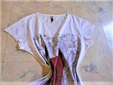 Maľované tričko, l