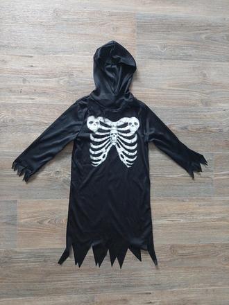 Smrtka / kostra karnevalový kostým veľ.110-116, 