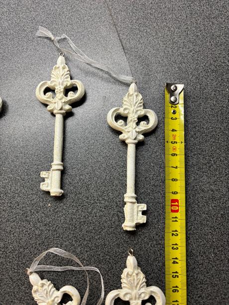 Vianočná dekorácia - kľúč,