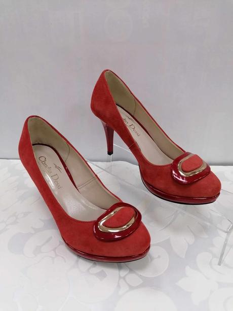 Dámske kožené lodičky 3664 z+b, 37