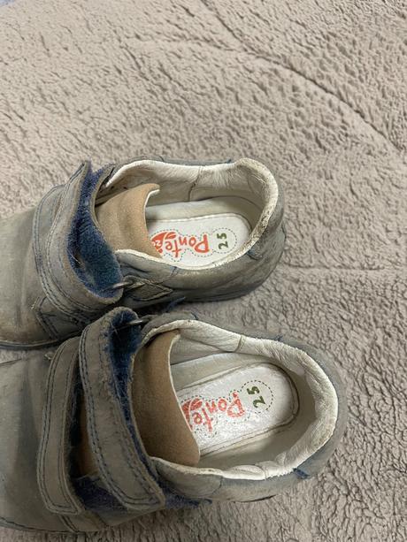 Kožené prechodne topánky, 25