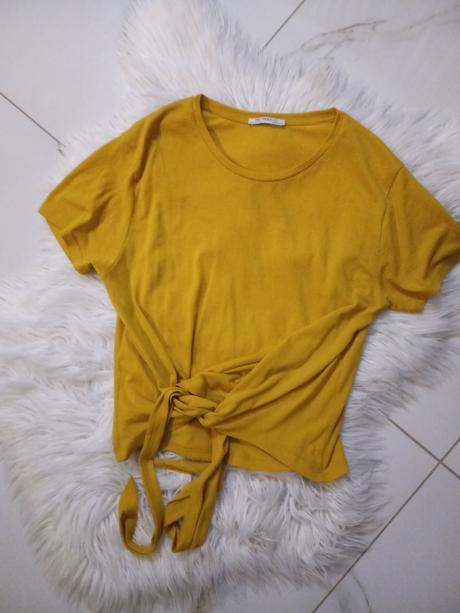 Zara top s uzlom m, zara,m