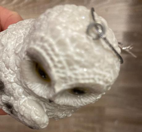 Nádherná sova dekorácia/vianoce, 