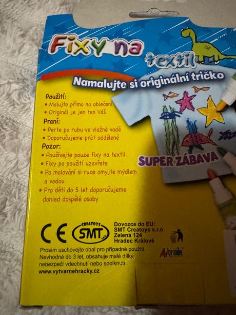 Fixy na textil, 