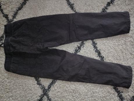 Podšité / zateplené nohavice, h&m,110
