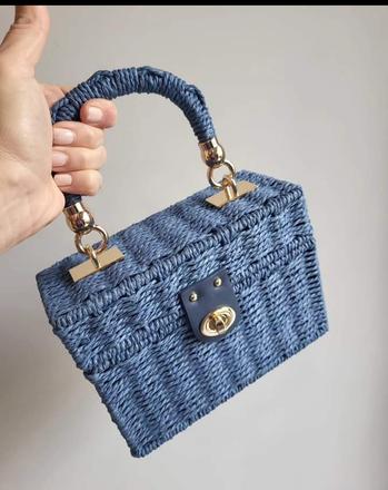 Slamena kabelka gulia,