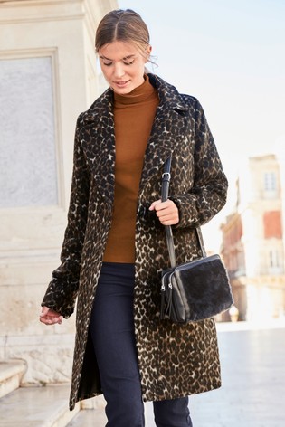 Kabát so zvieracím vzorom, next,40 / l