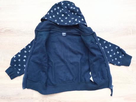 Srdiečková mikina na zips, kiki&koko,98