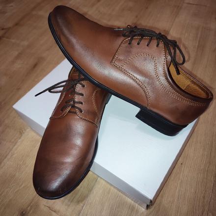 Kožené topánky č. 37, 37