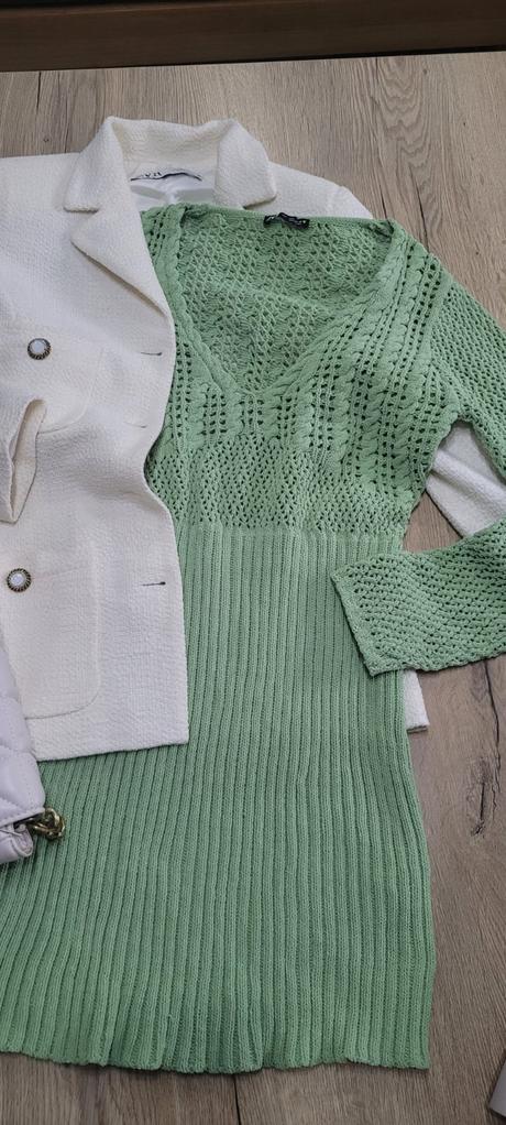 Pletené šaty zara, zara,m