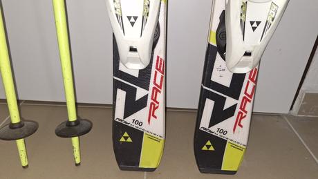 Detske lyze, palice a lyziarky, fischer,100-109 cm