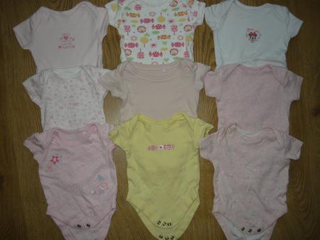 Body s krátkým rukávom viac kusov -56, 56