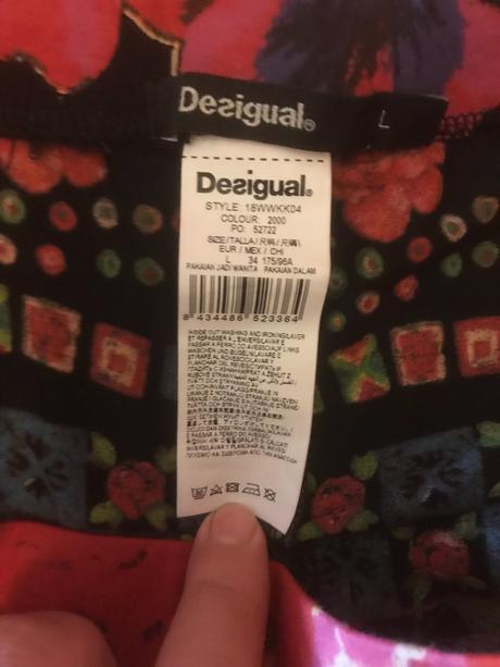 Leginy zn. desigual, velkost l, desigual,l