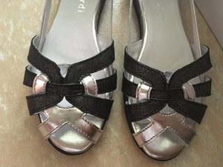 Letné kožené balerínky sandále sergio bardi, 37