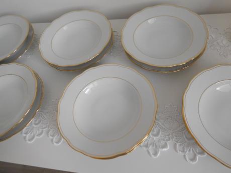 Bohémia taniere -55, čechoslovákia porcelán 6+6,, 