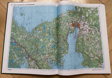 Geografický atlas ruska za 5eur,