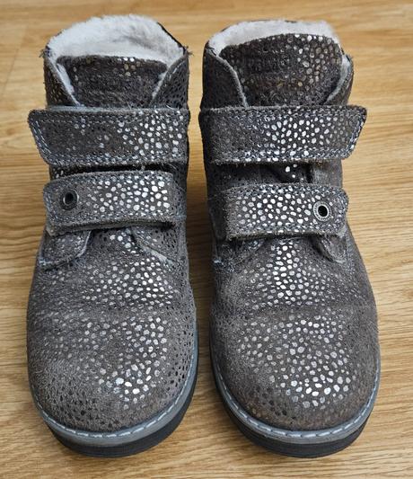 Kožené topánky primigi zateplené vlnou 33 uni, primigi,33