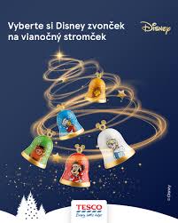 Predám vianočné disney zvončeky tesco,