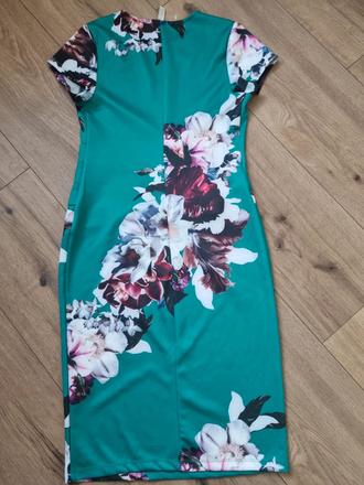 Zelené elastické šaty bodyflirt 40, 40