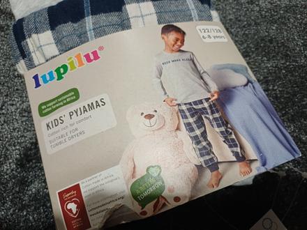 Teple zimne pyzamo v.122/128, lupilu,128