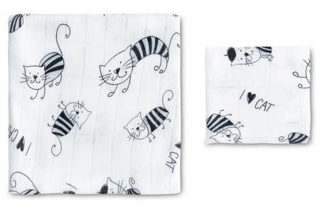 Sensillo sada bambusových plienok mačky 30x30cm a, 