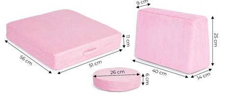 Rozkladacia modulárna pohovka pre deti, 8 častí, 