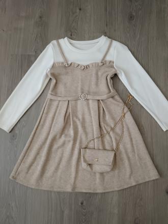 Upletove šaty s kabelkou, 140