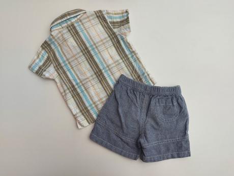 Letný komplet nohavice a košeľa 56/62, cherokee,56