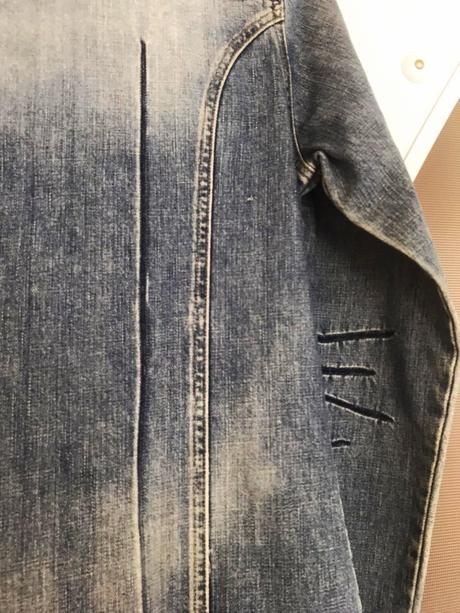 Trendový riflový kabát s/m, s