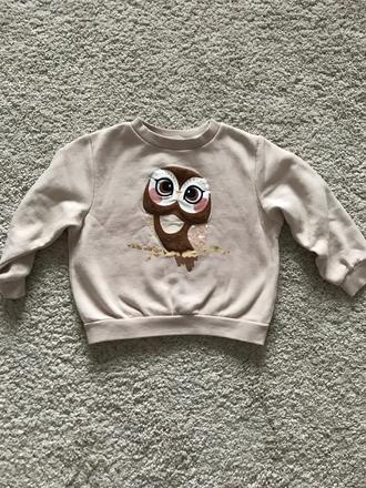 Mikina so sovičkou, h&m,98