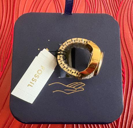 Fossil hodinky na prst s visačkou, fossil