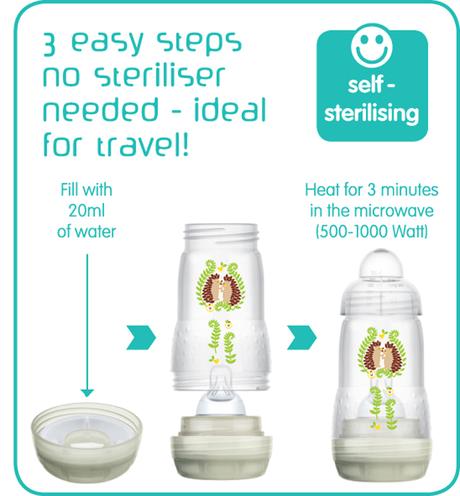 Mam kojenecká fľaša easy start 260ml, 2m+, mam