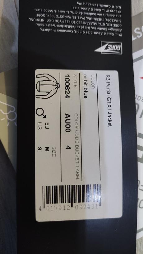 Pánska gore-tex bunda, m