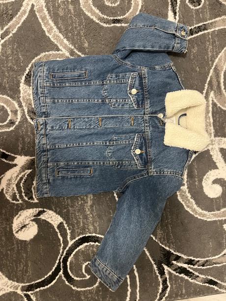 Zara zateplená riflovka, zara,122