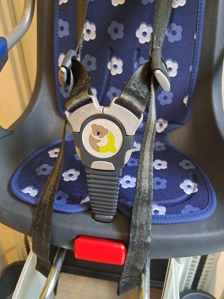 Qibbel sedačka na bicykel zadná čierna q100+2x uch,