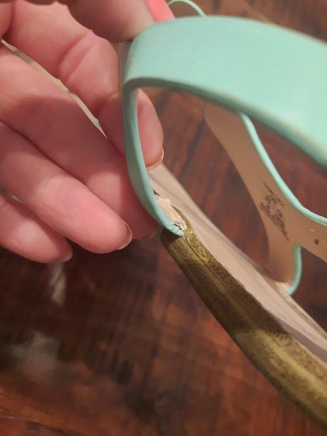 Žabky, mentolové sandálky medzi prsty, pull&bear,38