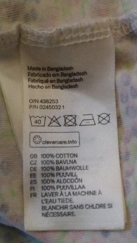 2 ks dievčen. šaty s farebným vzorom, h&m, 122-128, h&m,128