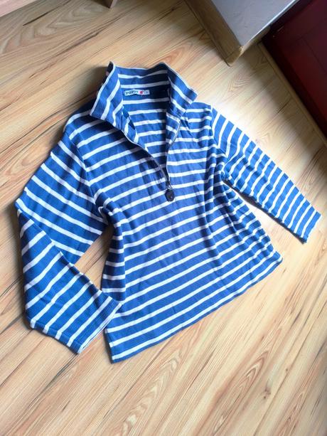 Pásikavá mikina, l