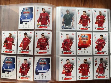 Futbalové kartičky match attax 2025/26,