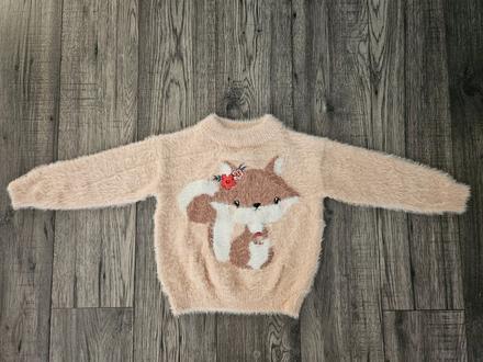 Chlpatý svetrík s veveričkou c&a 104, c&a,104