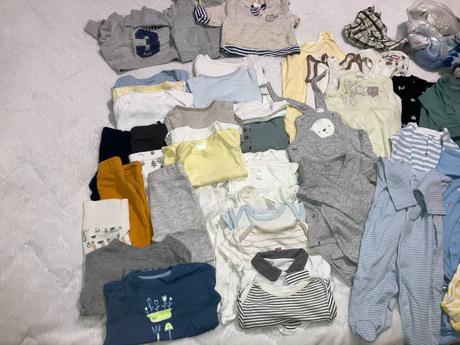 Balík oblečenia pre bábätko - chlapčenské, 50–62