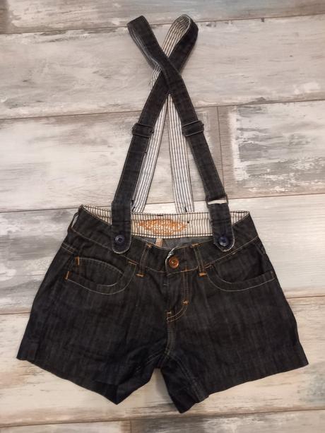 Džínsové kraťasy na traky veľ.27, 164