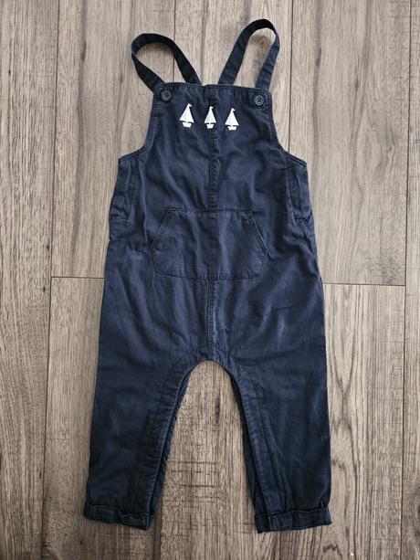 Tmavomodré nohavice na traky s loďkou next 86, next,86