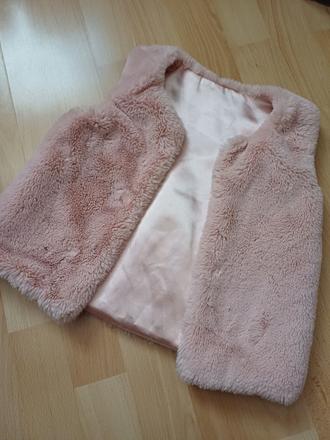 Jemná plyšová vestička, matalan,92