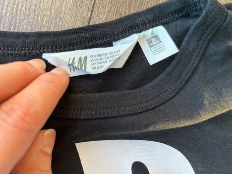 Tričko playstation, h&m,98