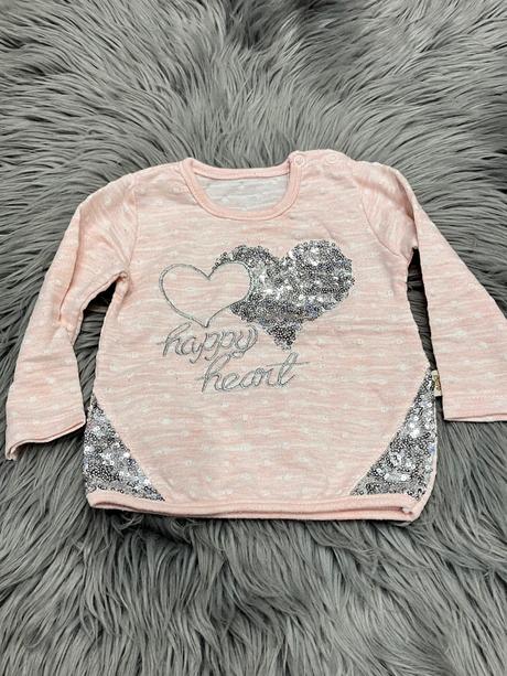 Dievčenský sveter s flitrami, 68