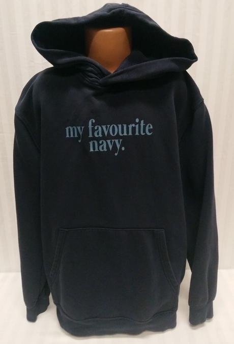 Tmavo modrá mikina klokanka, zara, 158-164 cm, zara,164