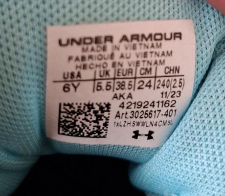 Under armour botasky, under armour,38