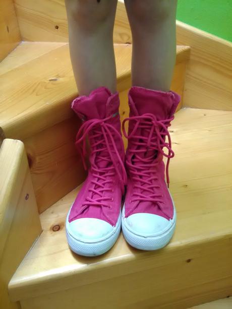 Platené členkové vysoké tenisky, 38