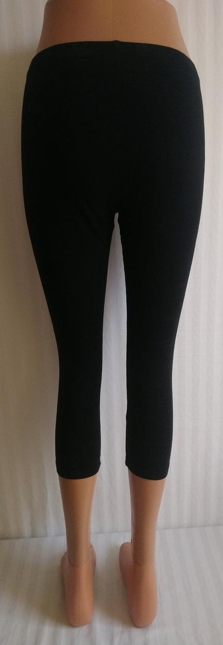 Dámske čierne 3/4 legíny, h&m, m, h&m,m